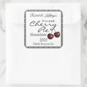 自家製さくらんぼパイムーンシャインパーソナライズされた スクエアシール (バッグ)