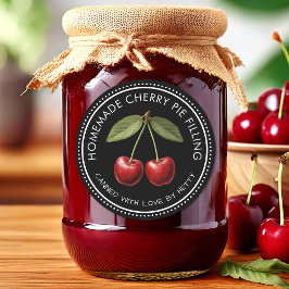 自家製さくらんぼ用レシピパイ充填シール ラウンドシール