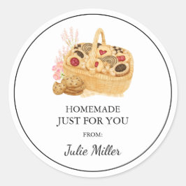 自家製のみクッキーのラベル ラウンドシール
