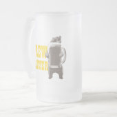 自家製のもののBrewmasterくまのビールのジョッキ フロストグラスビールジョッキ (正面左)