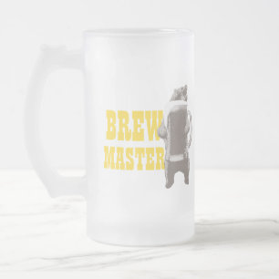 自家製のもののBrewmasterくまのビールのジョッキ フロストグラスビールジョッキ