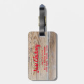 自家製のチュトニーオニオンパイナップルキッチンギフト ラゲッジタグ (裏面縦)