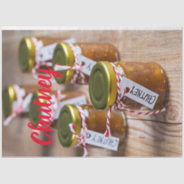 自家製のチュトニーオニオンパイナップルキッチンギフト 薄葉紙