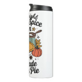 自家製のパンプキンパイキッチンデザイン タンブラー (回転右)