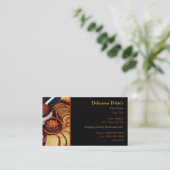 自家製のフードビジネスカード 名刺 (スタンド正面)