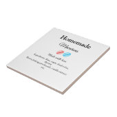 自家製のマカロンに愛Bで作った食材を加える タイル (側面)