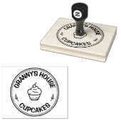 自家製の大型フードベーカリーパーソナライズされたロゴ ラバースタンプ (押印)