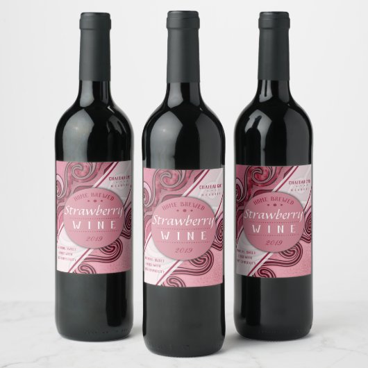 自家製の赤ワインのコルダイアルパーソナライズされた ワインラベル (ボトル)