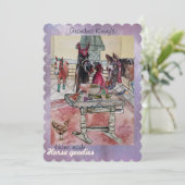 自家製の馬のグッズのホリデーカード シーズンカード (スタンド正面)