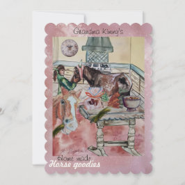 自家製の馬のグッズのホリデーカード シーズンカード