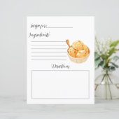 自家製アイスクリームのレシピブックページ (スタンド正面)