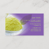 自家製アイスクリームショップ 名刺 (裏面)