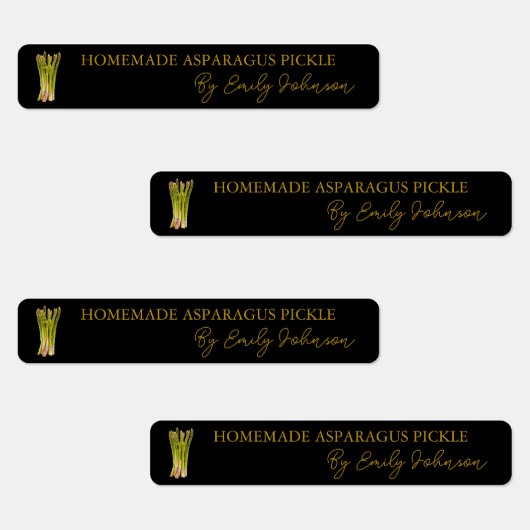 自家製アスパラガスピックルシンラベル ラベル (グループ)