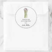 自家製アスパラガスレーベル ラウンドシール (バッグ)