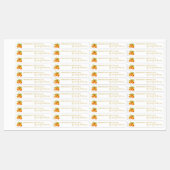 自家製アプリコットジャムシンラベル ラベル (シート)