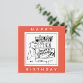 自家製インフレータブルバーメイド漫画 カード (スタンド正面)