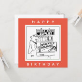 自家製インフレータブルバーメイド漫画 カード (正面/裏面インサイチュ)