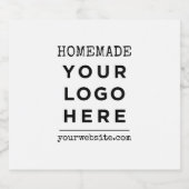 自家製ウェブサイトの貴社のロゴ商品 ビールラベル (シングルラベル)