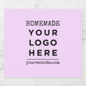 自家製ウェブサイトの貴社のロゴ製品 ビールラベル (シングルラベル)