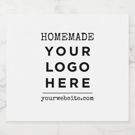 自家製ウェブサイトの貴社のロゴ製品 ビールラベル (シングルラベル)