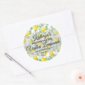 自家製ウォッカレモネード ラウンドシール (封筒)