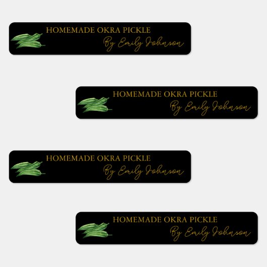 自家製オクラピックルシンラベル ラベル (グループ)