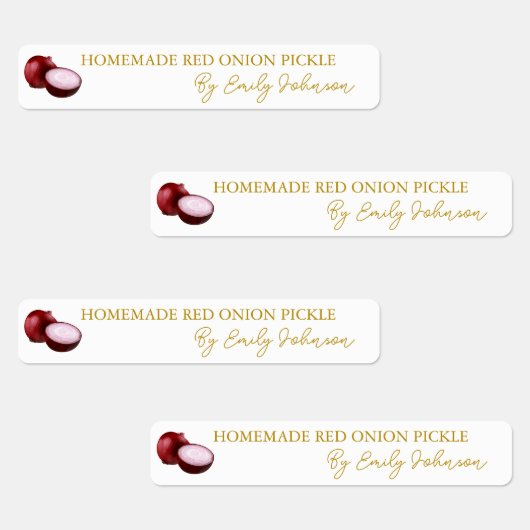自家製オニオン漬け薄いラベル ラベル (グループ)