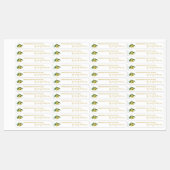 自家製オリーブ漬け薄ラベル ラベル (シート)