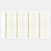 自家製オリーブ漬け薄ラベル ラベル (シート)