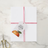 自家製オレンジジュースのパントリーラベル ギフトタグ (より糸付き)