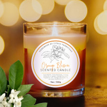 自家製オレンジブロッサムキャンドル