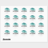 自家製カスタムバスボムラベル ラウンドシール (シート)