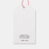 自家製カボチャのジャム缶詰ラベル ギフトタグ (裏面)