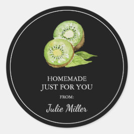 自家製キウイのレーベル ラウンドシール