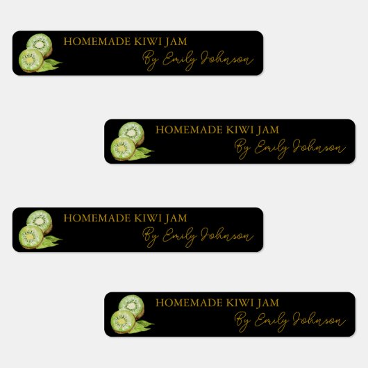 自家製キウイジャム薄ラベル ラベル (グループ)