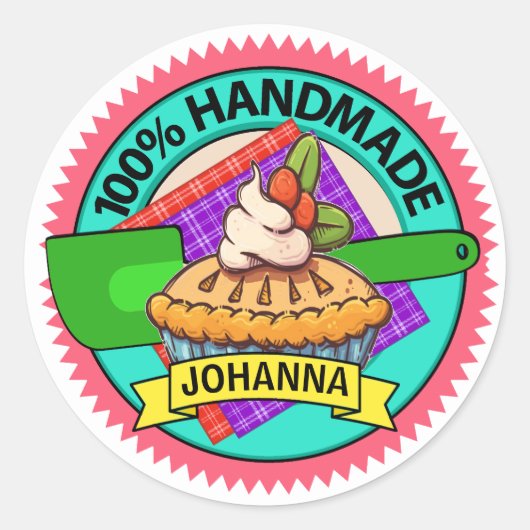 自家製キッチンベーキングシール ラウンドシール (正面)