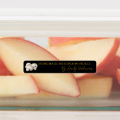 自家製キノコ漬け薄いラベル ラベル (貼付)