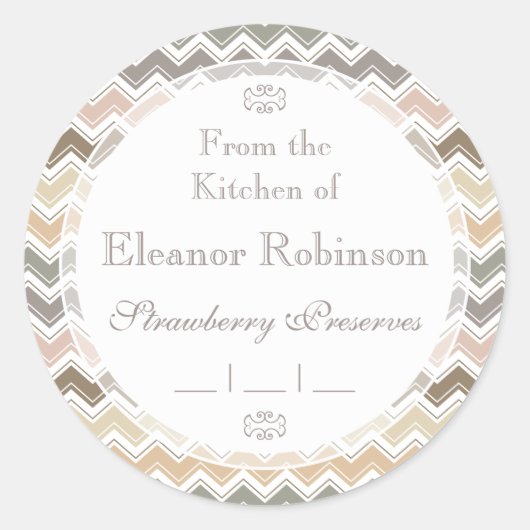 自家製キャニングのキッエレガントチンから ラウンドシール (正面)