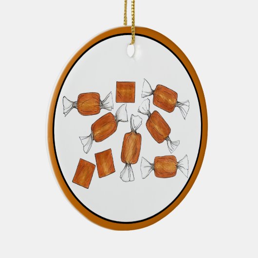 自家製キャラメルスイーツキャンディー セラミックオーナメント (右)