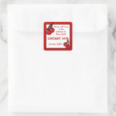 自家製ギフトのカスタマイズ可能なラベル スクエアシール (バッグ)