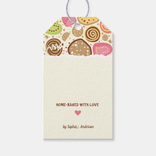 自家製ギフト用ラベル,ベーキングギフトラベル ギフトタグ (正面)