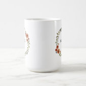 自家製クッキーケーキヴィンテージクラフトフローラリース コーヒーマグカップ (中央)