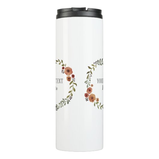 自家製クッキーケーキヴィンテージクラフトフローラリース タンブラー (裏面)