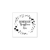 自家製クッキーケーキヴィンテージクラフトフローラリース ラバースタンプ (インプリント)