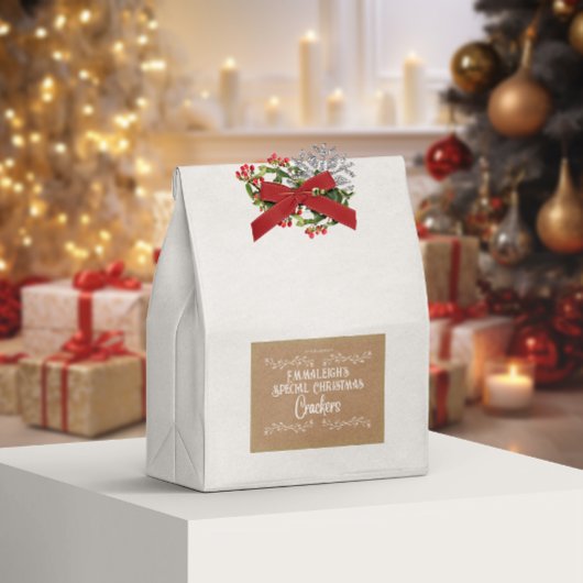 自家製クラッカーズエステティックブラウン フードラベル