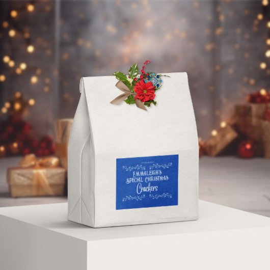 自家製クラッカーズエステティックブルー フードラベル