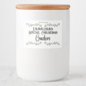 自家製クラッカー美的ホワイトフードラベル フードラベル (正面)