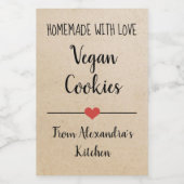 自家製クラフトCookie フードラベル (シングルラベル)