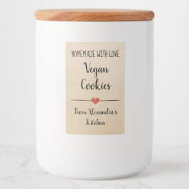 自家製クラフトCookie フードラベル