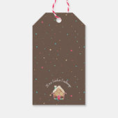 自家製クリスマスクッキーとジンジャーブレッドハウス ギフトタグ (裏面)